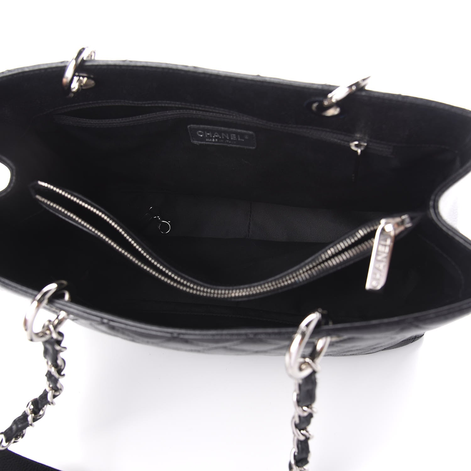 Chanel Caviar Quilted Grand Shopping Tote GST Black 4 of 9