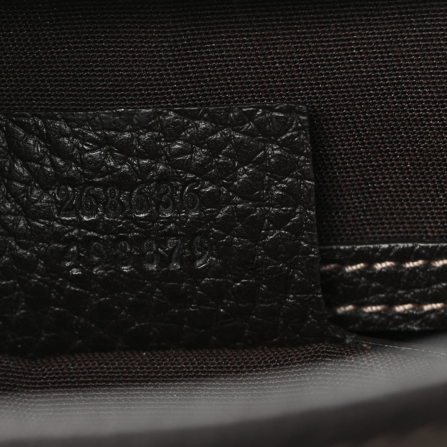 Gucci Crystal Monogram Large Abbey D Ring Hobo Dark Brown 7 of 12