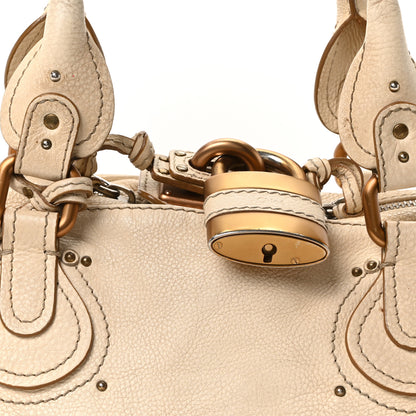 Chloe Calfskin Medium Paddington Satchel Ivory 8 of 10