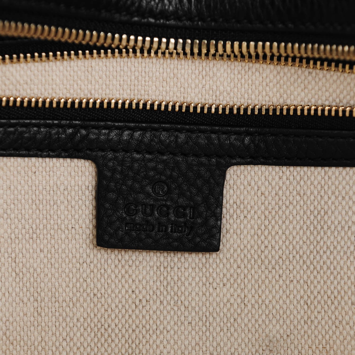 Gucci Pebbled Calfskin Medium Soho Bowler Black 6 of 7