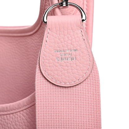 Hermes Taurillon Clemence Evelyne III PM Rose Sakura 7 of 8