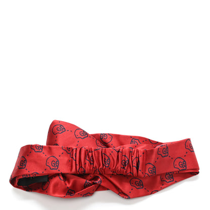 Gucci Silk GG Hamlet Duchesse Headband Flame Blue 3 of 7