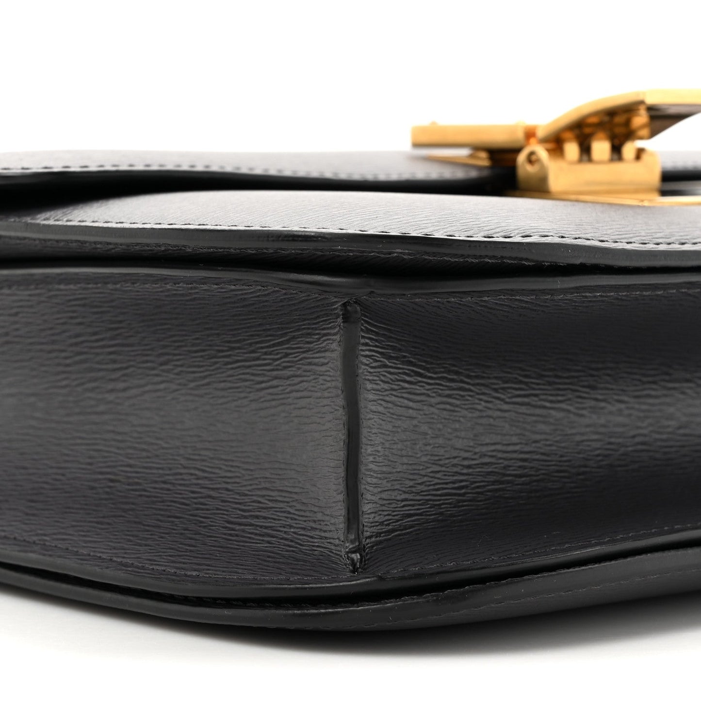 Liege Calfskin Medium Classic Box Flap Bag Liquorice