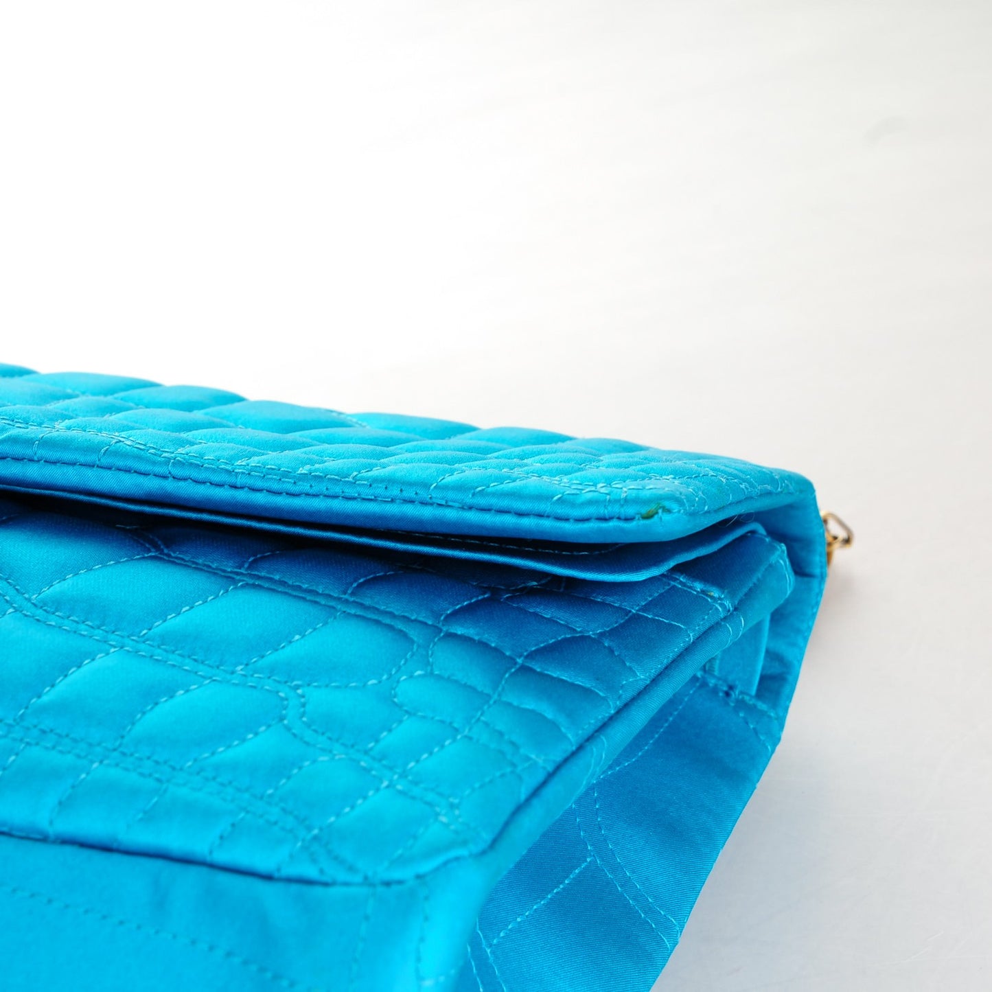Satin Coco's Croc 2.55 Reissue 227 Flap Turquoise