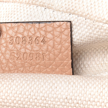 Gucci Pebbled Calfskin Small Soho Disco Bag Camelia 7 of 12