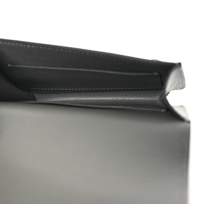 Hermes Evercolor Roulis Slim Wallet Gris Meyer 6 of 9