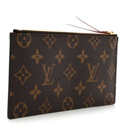 Louis Vuitton Monogram Felicie Chain Wallet Zippered Insert Fuchsia 3 of 6