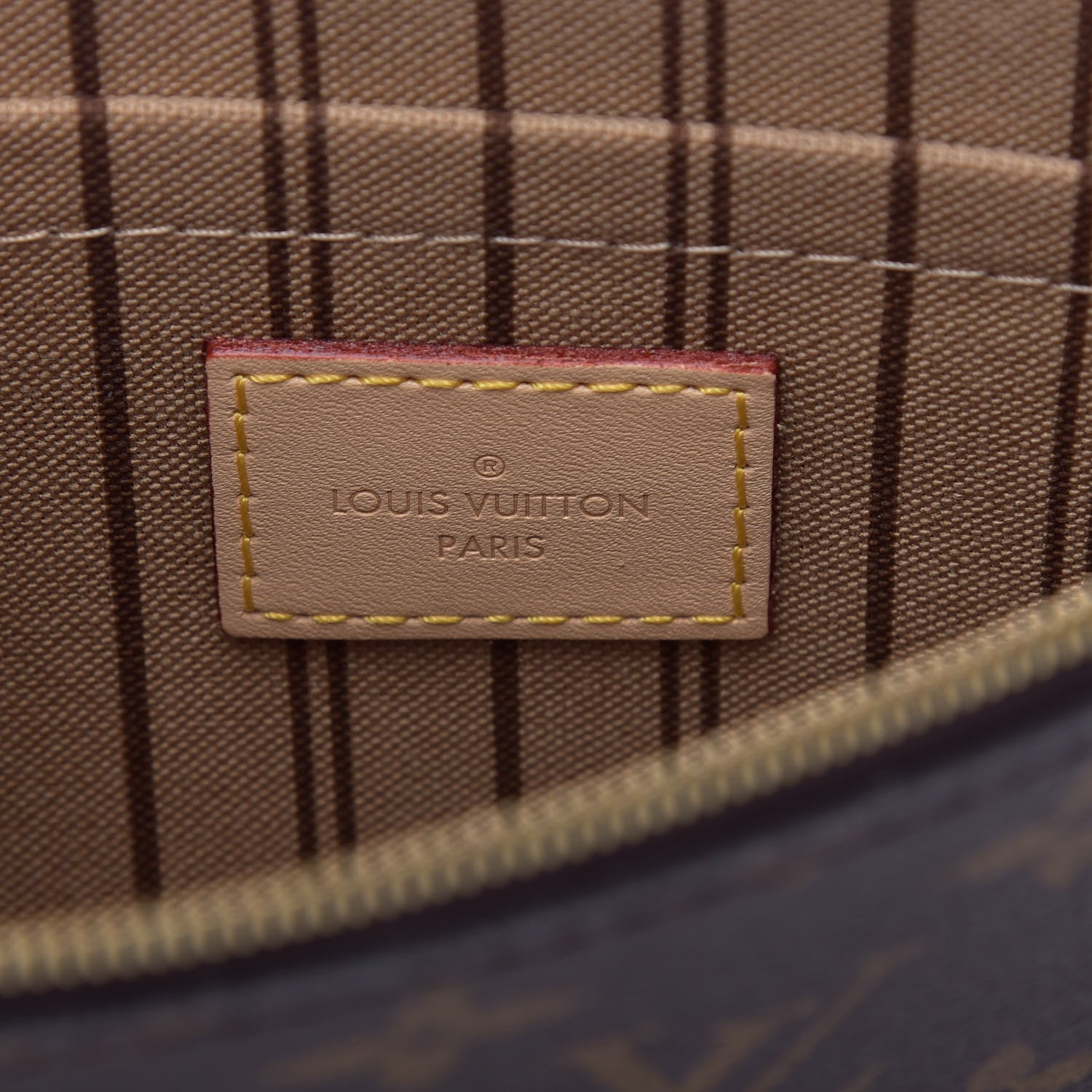 Louis Vuitton Monogram Neverfull MM GM Pochette 6 of 7