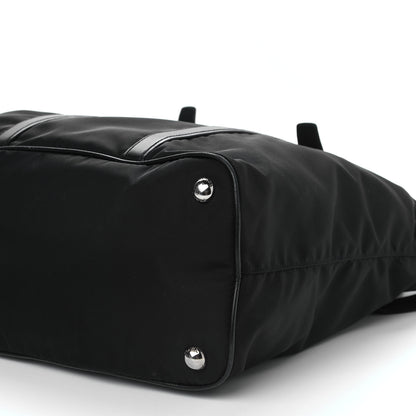 Prada Tessuto Nylon Saffiano Weekender Black 8 of 8