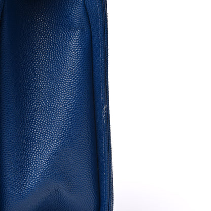 Chanel Caviar Quilted New Medium Boy Flap Blue 15 of 16