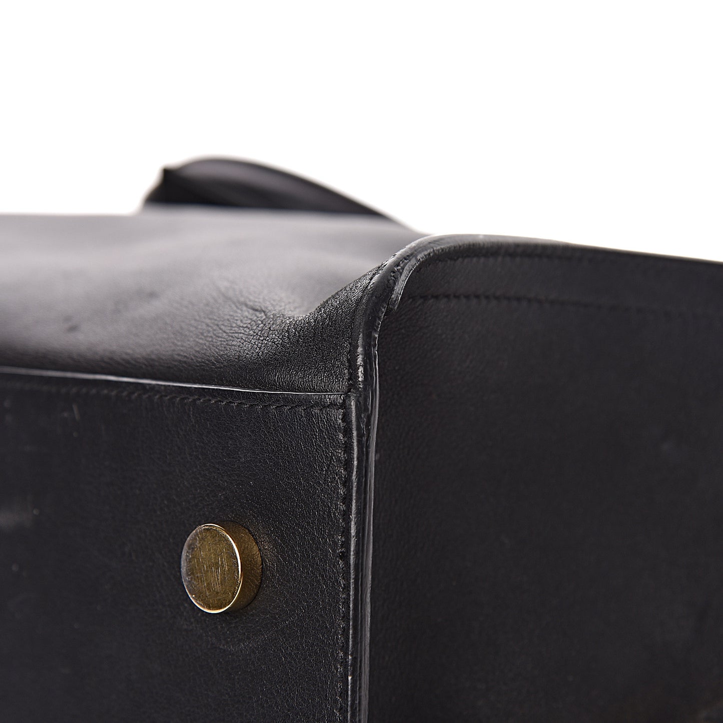 Calfskin Medium Classic Y Cabas Black