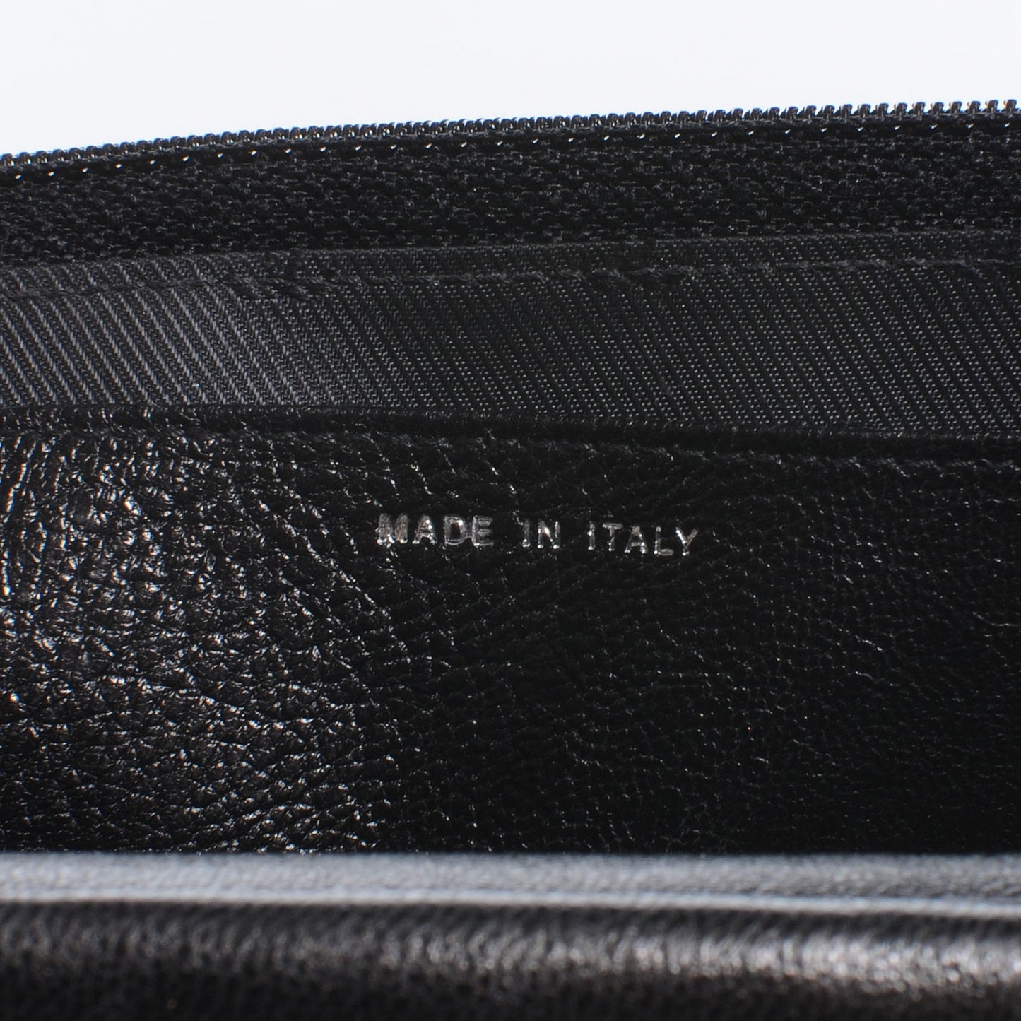 Leather Wallet On Chain WOC Black