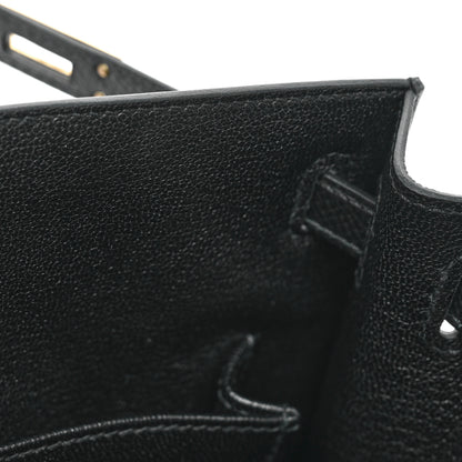 Hermes Epsom Kelly Sellier 25 Black 9 of 10