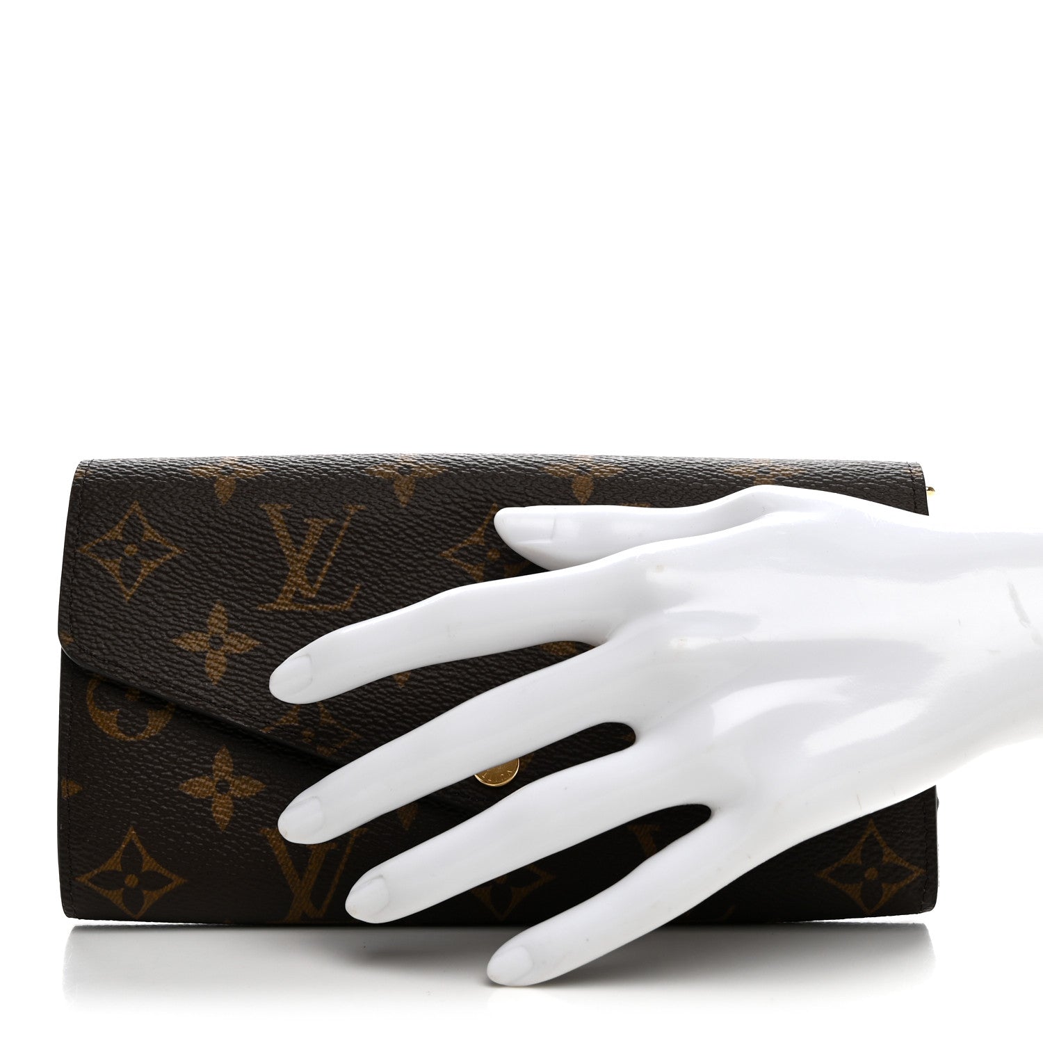 Louis Vuitton Monogram Sarah Wallet NM Rose Ballerine 2 of 6