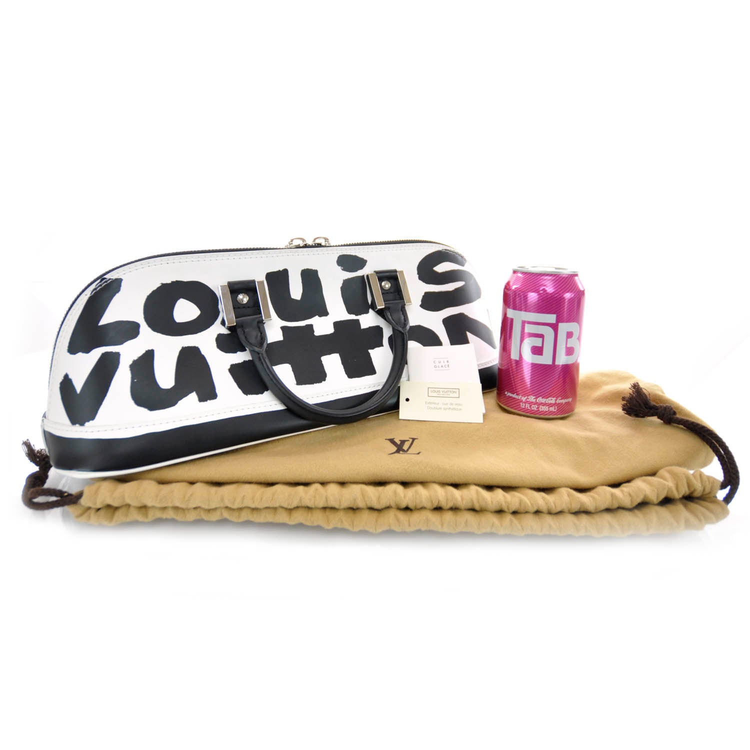 Louis Vuitton Graffiti Alma Horizontal Black 3 of 11