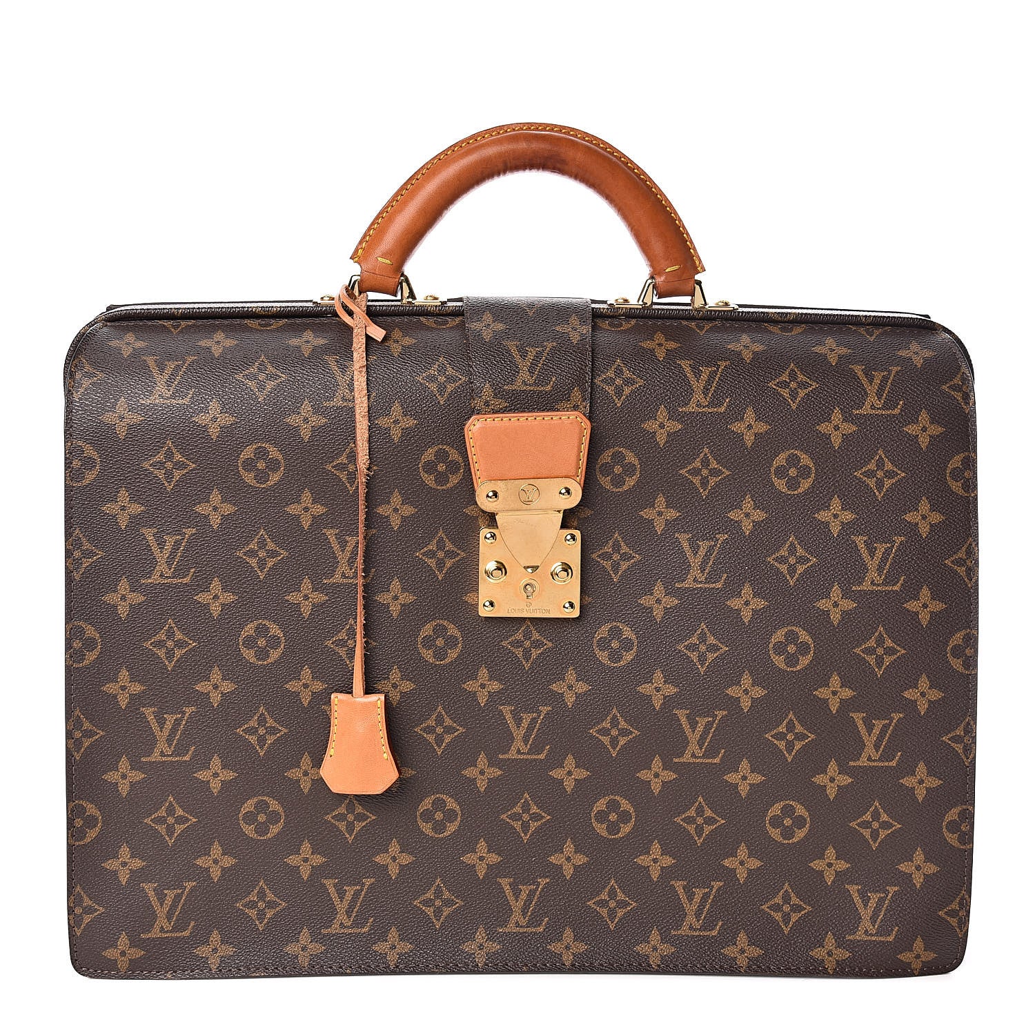 Louis Vuitton Monogram Serviette Fermoir NM Briefcase 1 of 19