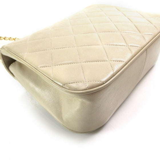 Chanel Lambskin Shoulder Bag Beige 5 of 11