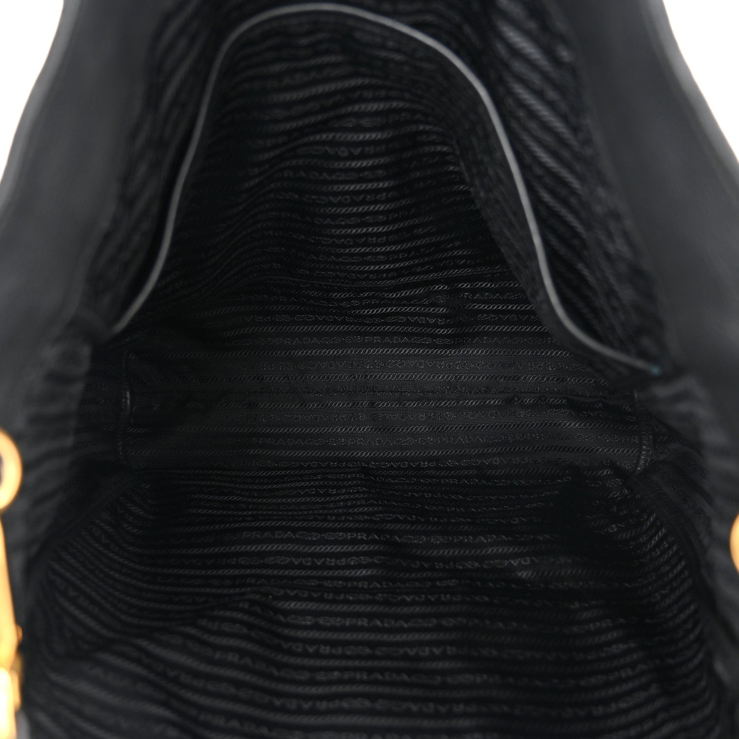Prada Vitello Daino Shopping Tote Black 5 of 11