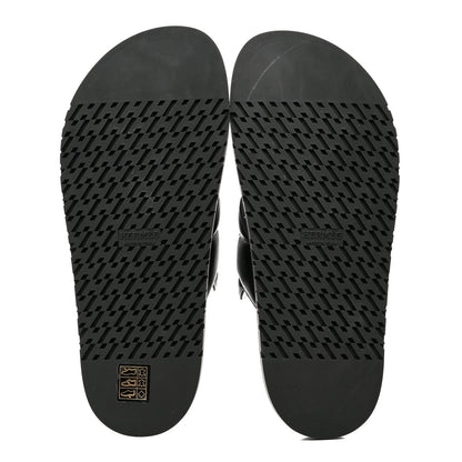 Hermes Nappa Extra Sandals 40 Black 5 of 9