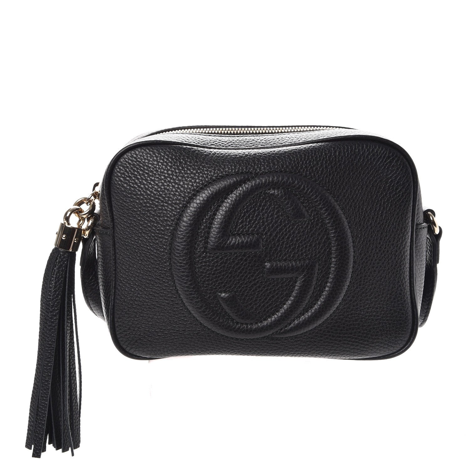 Gucci Pebbled Calfskin Small Soho Disco Bag Black 1 of 7