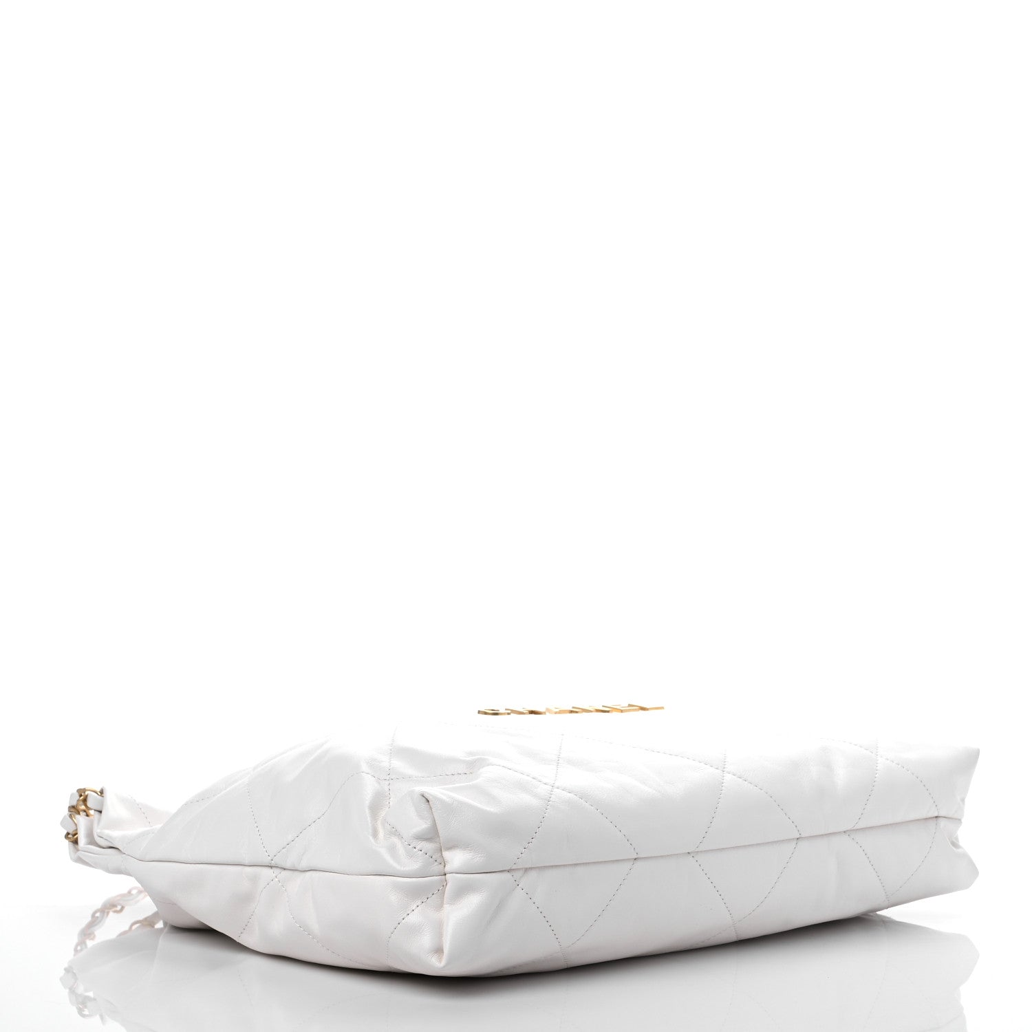 Chanel Shiny Calfskin Quilted Chanel 22 White 5 of 11