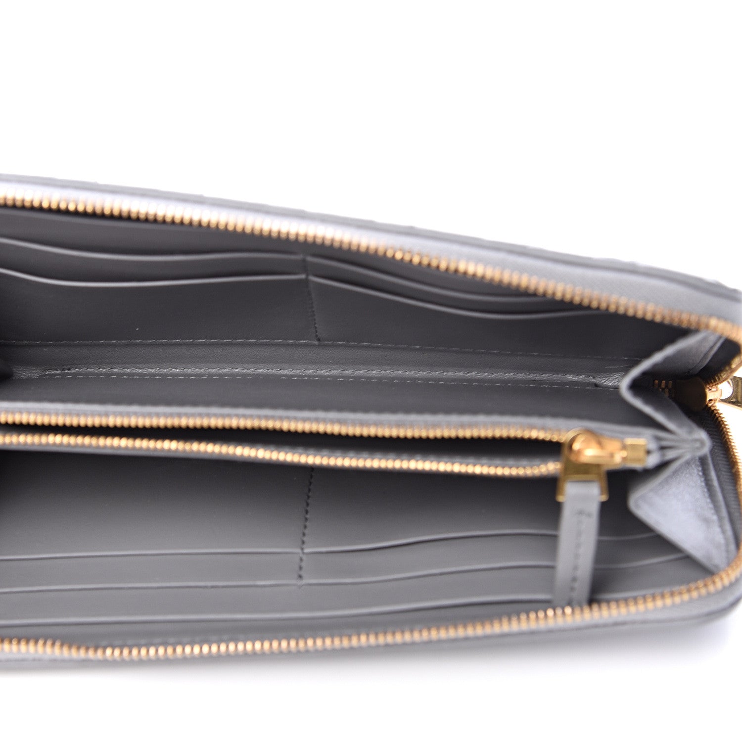 Bottega Veneta Nappa Intrecciato Zip Around Wallet Concrete 4 of 8