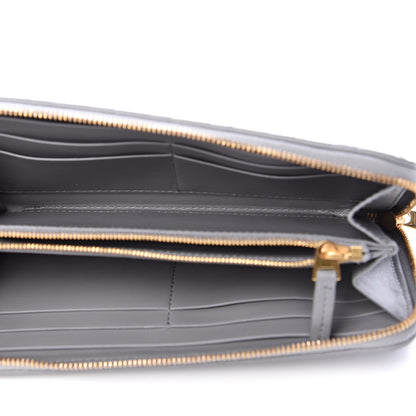 Bottega Veneta Nappa Intrecciato Zip Around Wallet Concrete 4 of 8