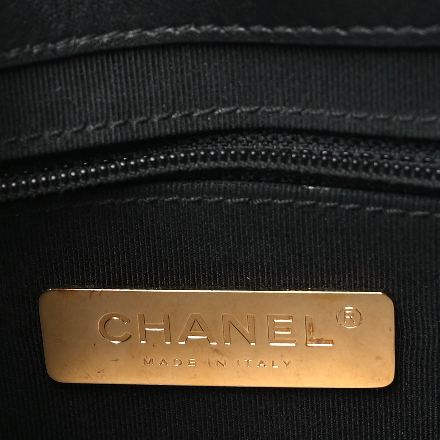 Chanel Calfskin Caviar Quilted Chain Handle Flap Black 6 of 10