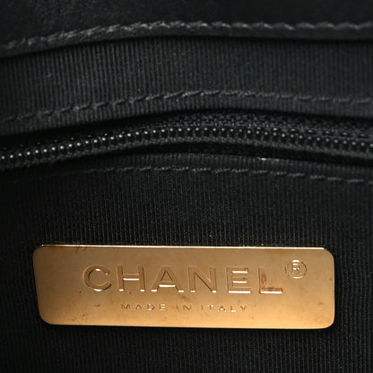 Chanel Calfskin Caviar Quilted Chain Handle Flap Black 6 of 10
