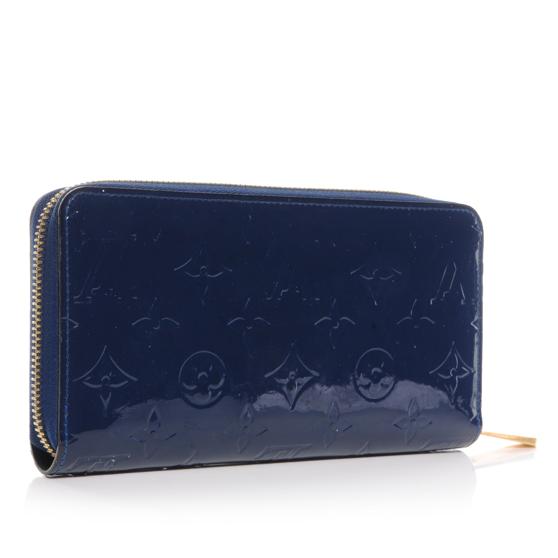 Louis Vuitton Vernis Zippy Wallet Grand Blue 3 of 7