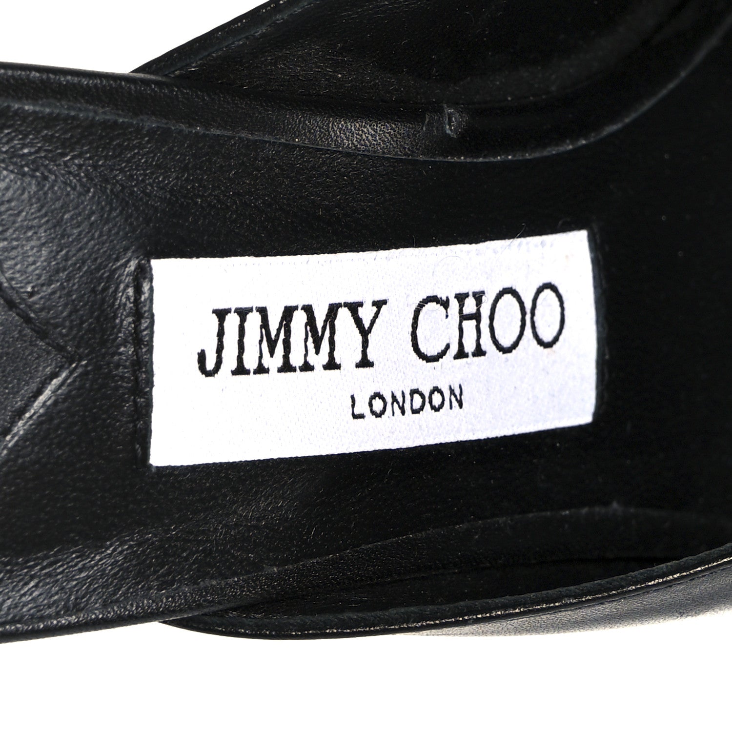Jimmy Choo Calfskin Maryanne 100 Mule Sandals 37.5 Black 7 of 8