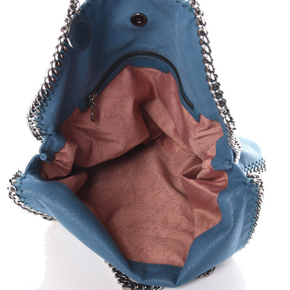Stella McCartney Shaggy Deer Falabella Fold Over Tote Blue 6 of 10