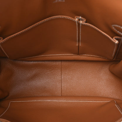 Hermes Taurillon Clemence Jypsiere 31 Gold 5 of 9