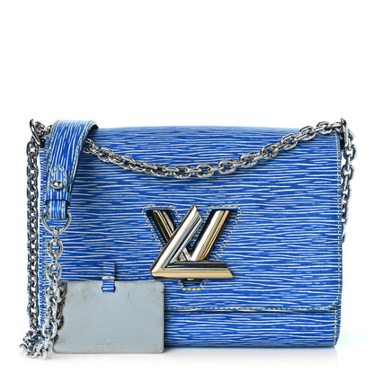 Louis Vuitton Epi Twist Shoulder Bag MM Denim Light 1 of 10
