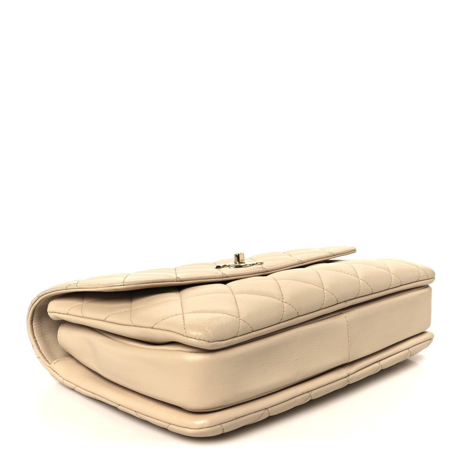 Chanel Lambskin Quilted Medium Trendy CC Flap Dual Handle Bag Beige 4 of 11