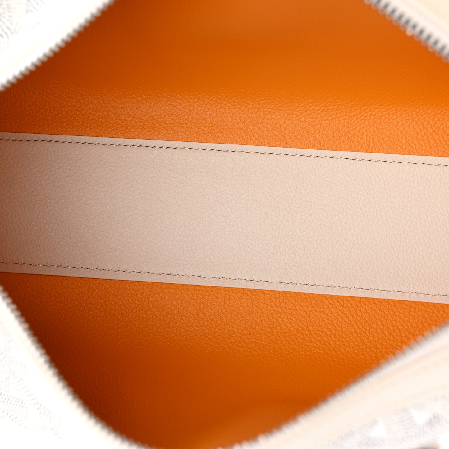 Goyardine Bonbonniere Bag White