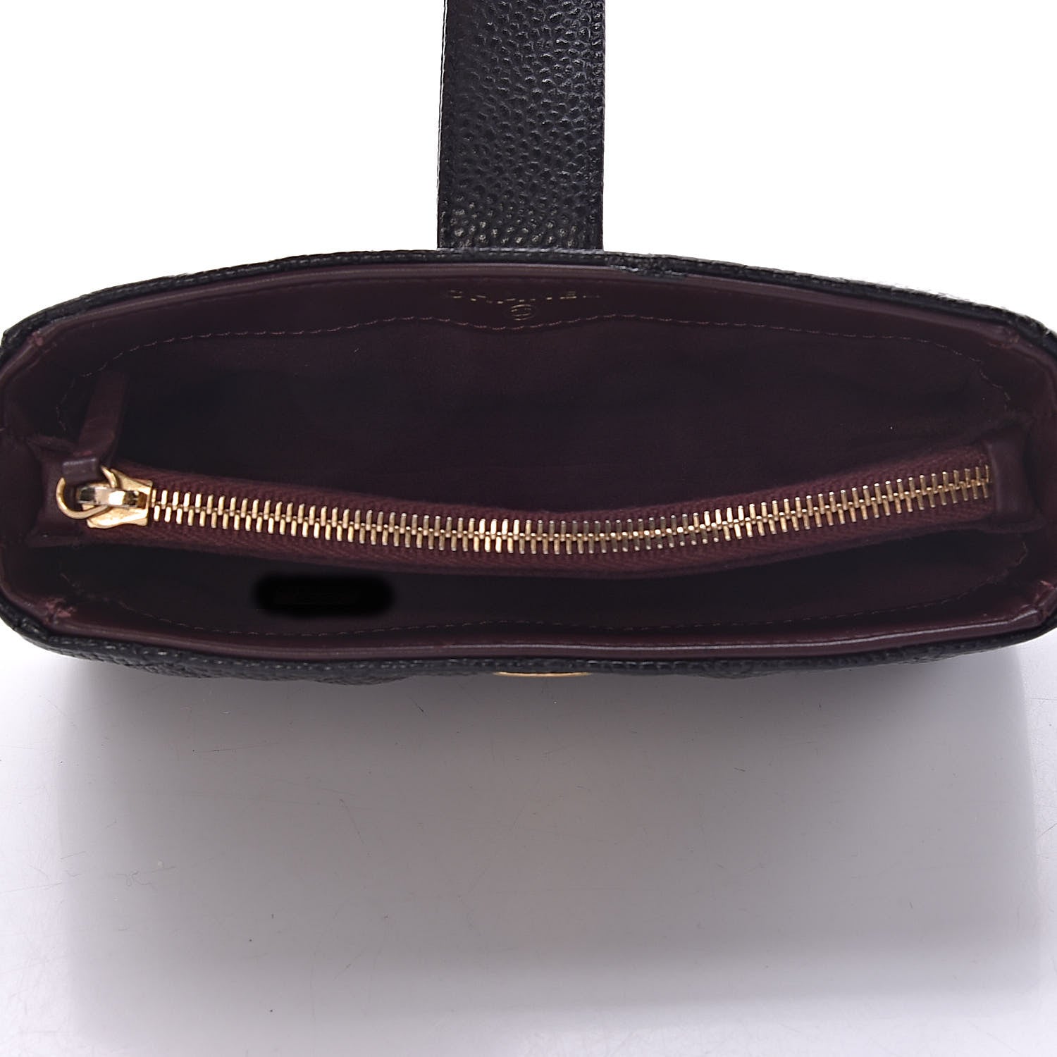 Chanel Caviar Quilted Mini Phone Holder Clutch Black 6 of 11