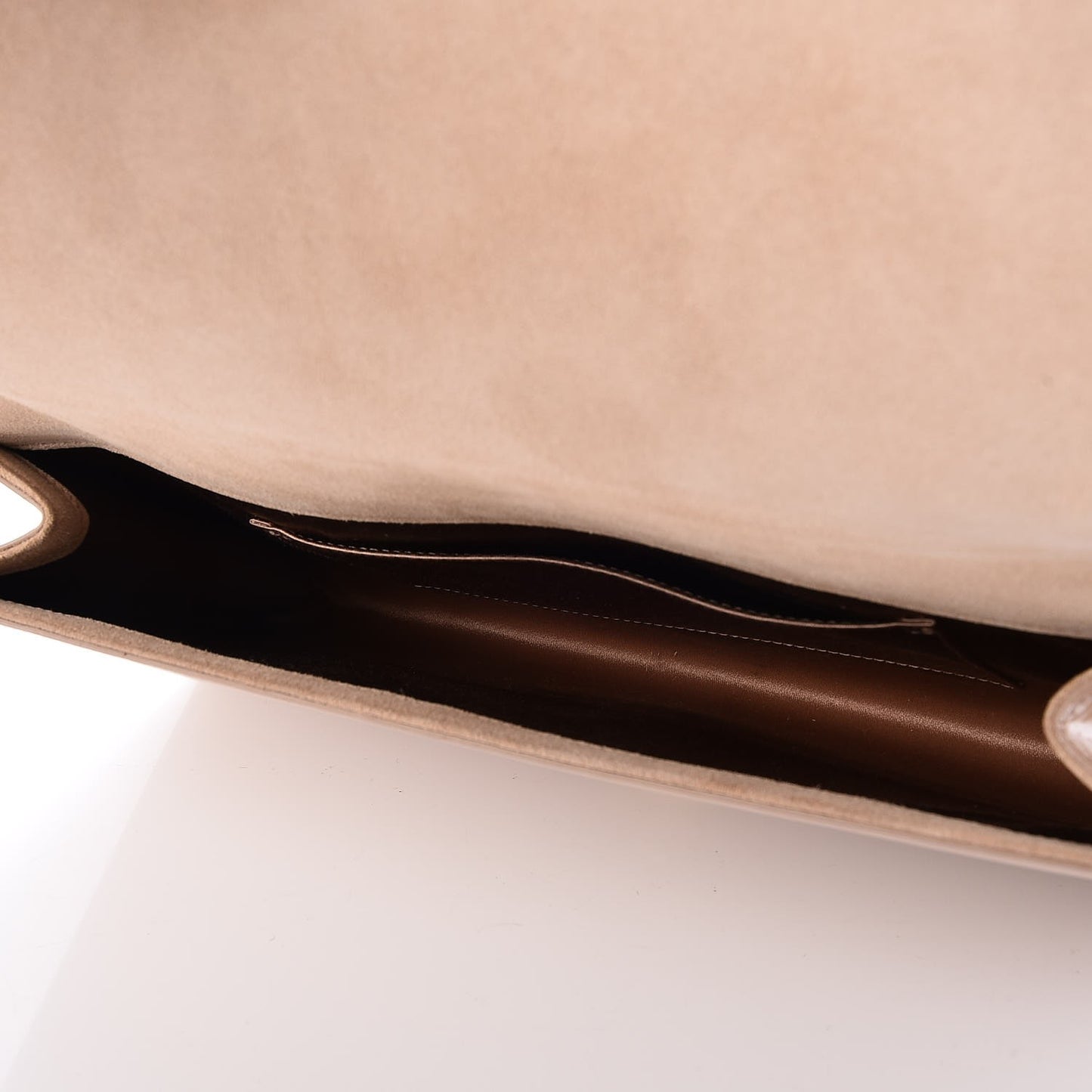 Patent Calfskin Monogram Large Belle De Jour Clutch Chair