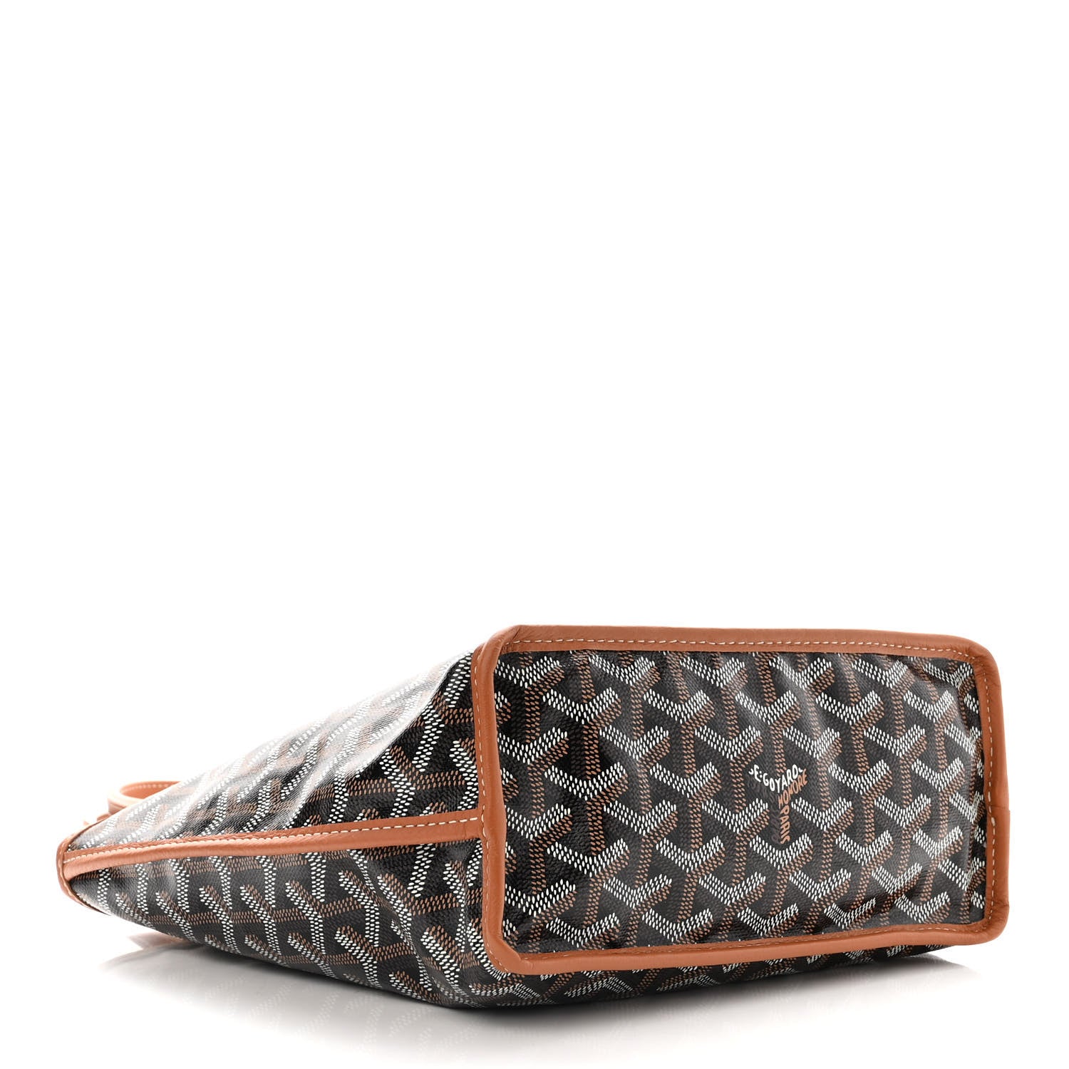 Goyard Goyardine Reversible Mini Anjou Black Gold 5 of 11