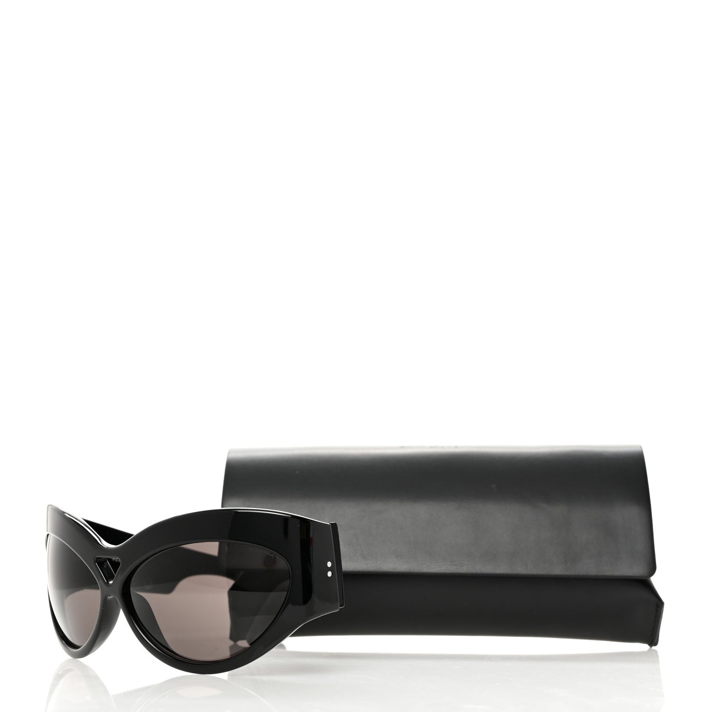 Acetate SL 73 Cat Eye Sunglasses Black