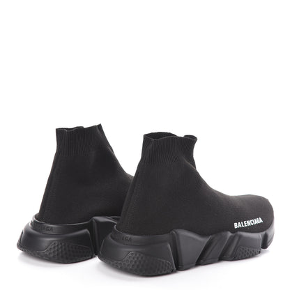 Balenciaga Neoprene Knit Womens Speed Sneakers 36 Black 4 of 8