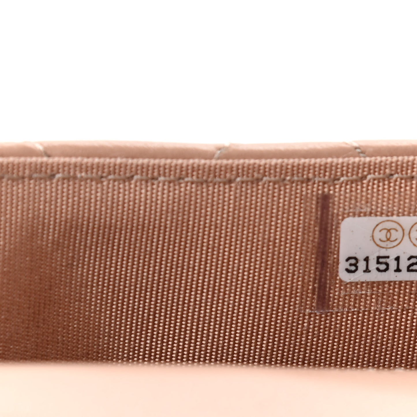Lambskin Quilted Top Handle Flap Coin Purse With Chain Beige