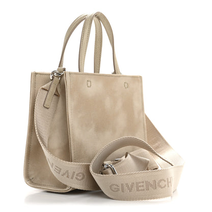 Givenchy Tie Dye Canvas Mini G Shopping Tote Beige 3 of 10