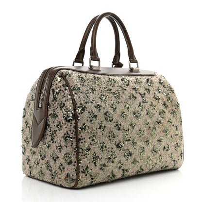 Louis Vuitton Sequin Monogram Sunshine Express Speedy Kaki 3 of 9