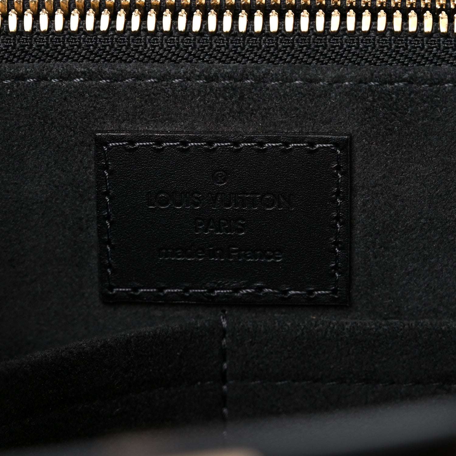 Louis Vuitton Monogram Cuir Plume Very Tote MM Black 6 of 8