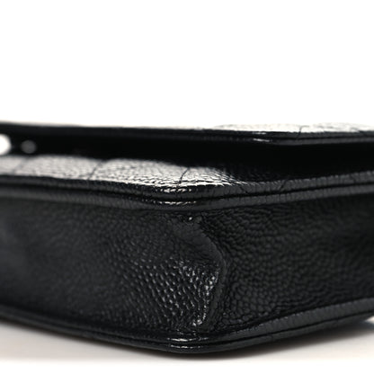 Chanel Caviar Quilted Wallet on Chain WOC Black 11 of 11