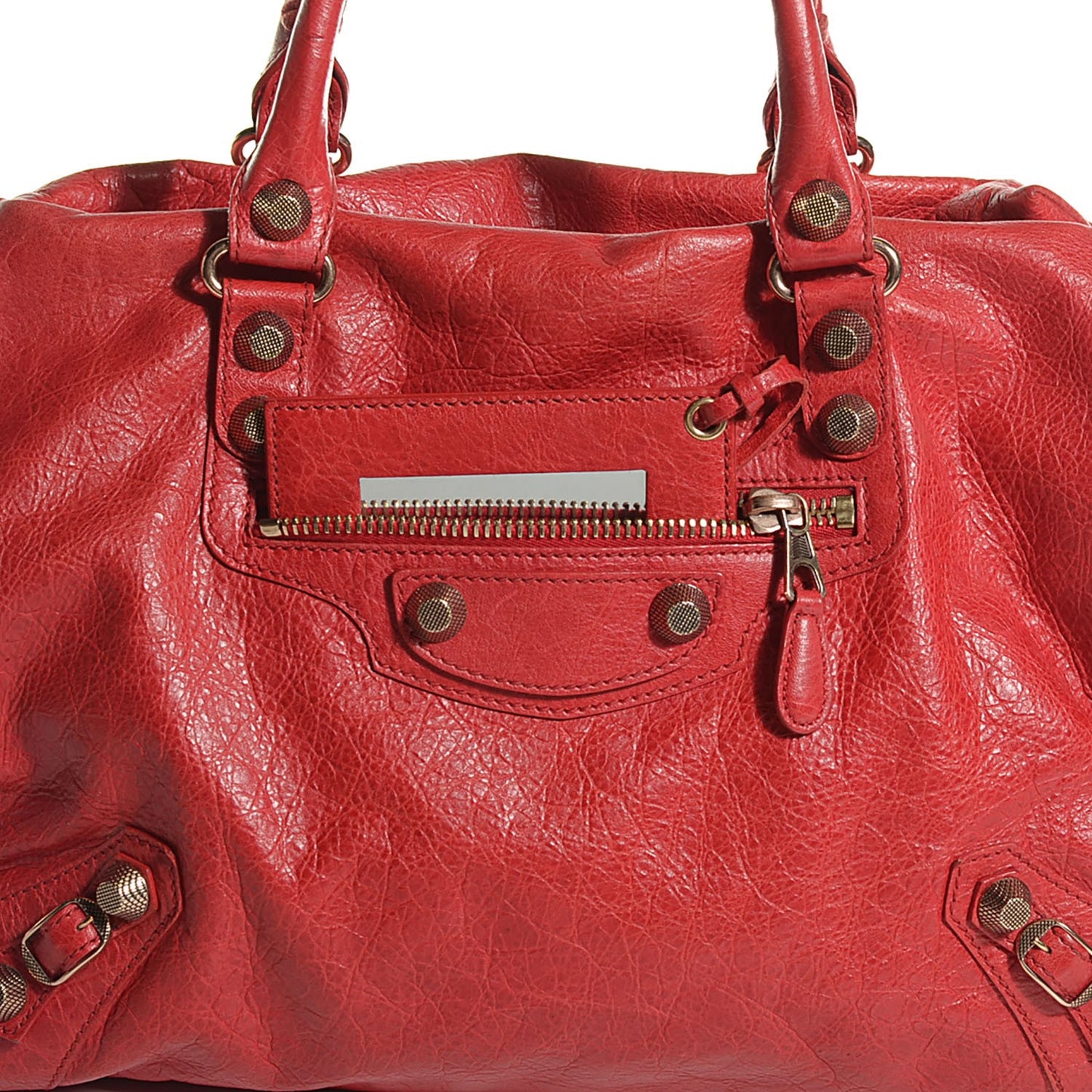 Agneau Giant 12 Rose Gold Hardware Mid Day Coquelicot
