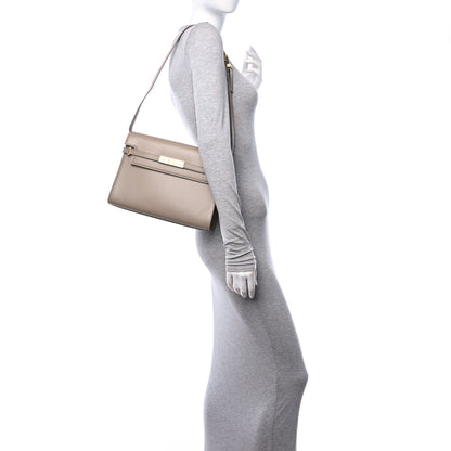Saint Laurent Smooth Calfskin Manhattan Shoulder Bag Dusty Grey 2 of 11