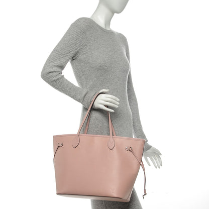 Louis Vuitton Epi Neverfull MM Rose Ballerine 2 of 7