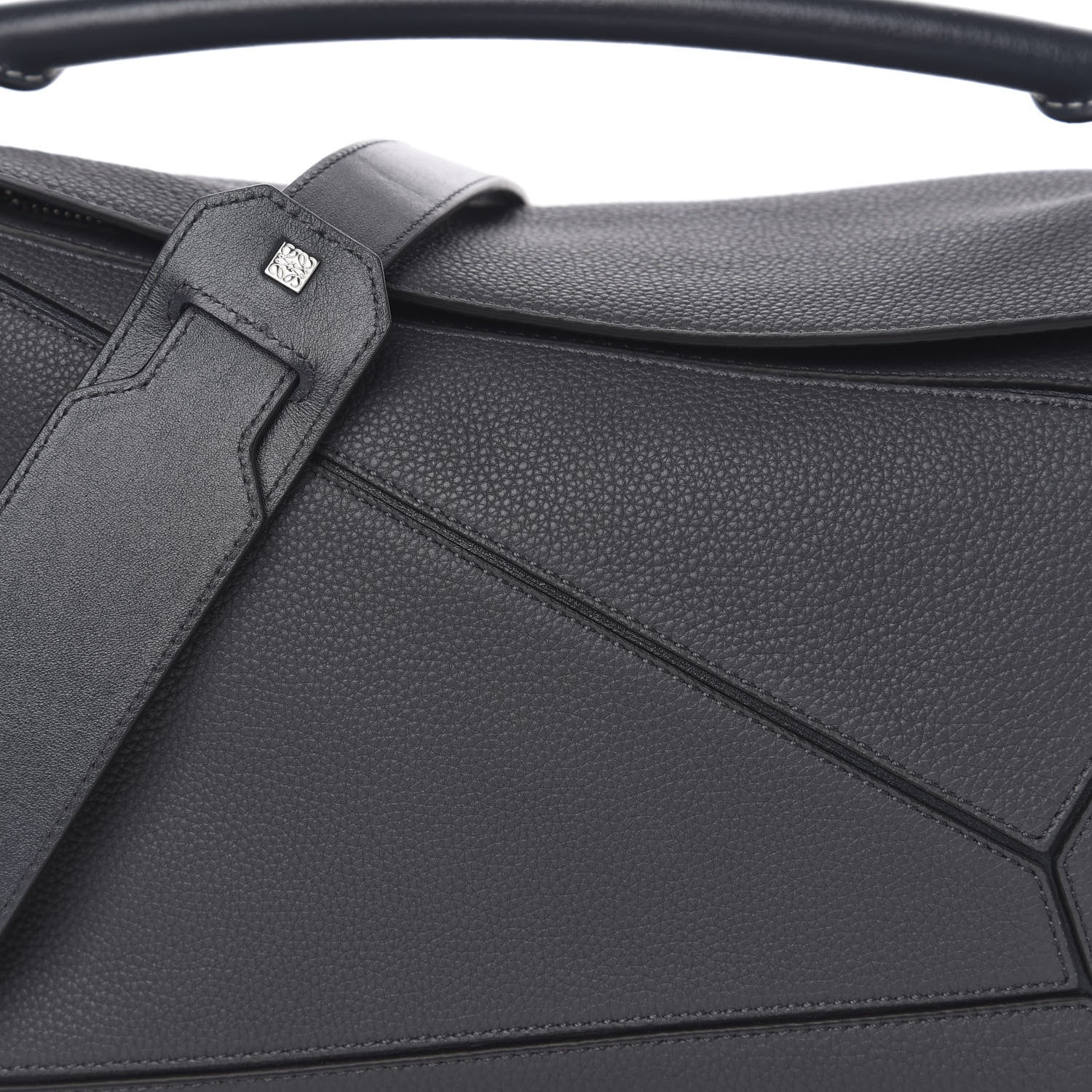 Loewe Calfskin Puzzle Bag Grey 8 of 8